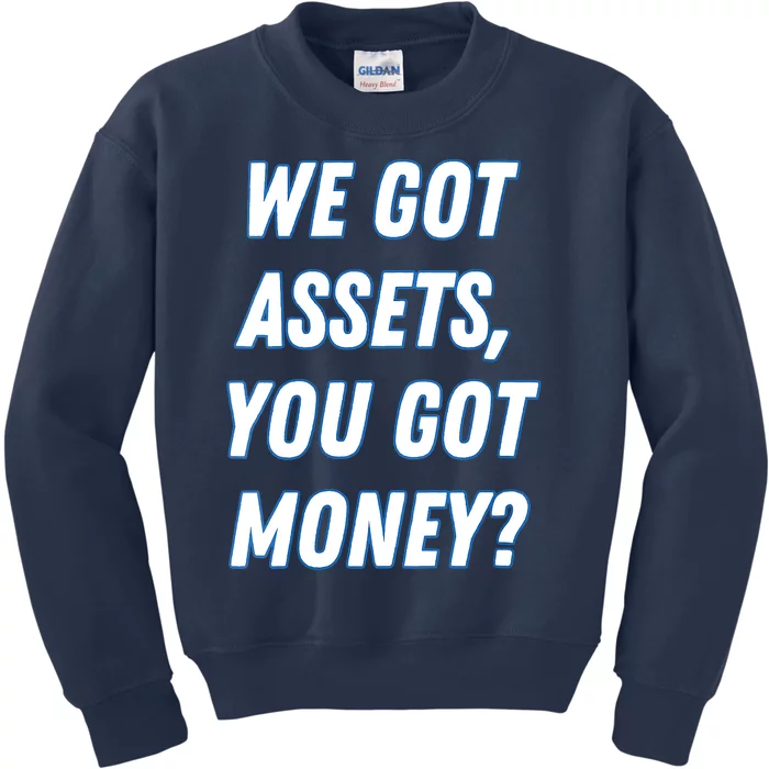 Women Real Estate & Finance Get Motivated, Build Assets, Make Mony Kids Sweatshirt