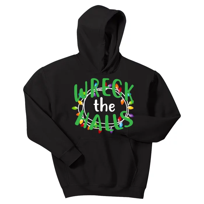 Wreck The Halls Kids Hoodie