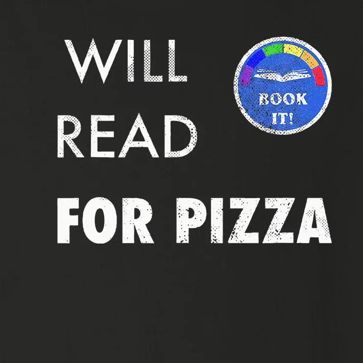 Will Read For Pizza. Booked It Pizza Toddler Long Sleeve Shirt