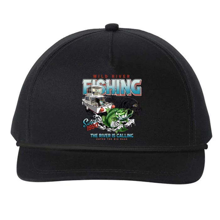 Wild River Fishing Bass Snapback Five-Panel Rope Hat