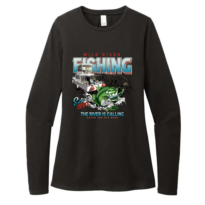 Wild River Fishing Bass Womens CVC Long Sleeve Shirt