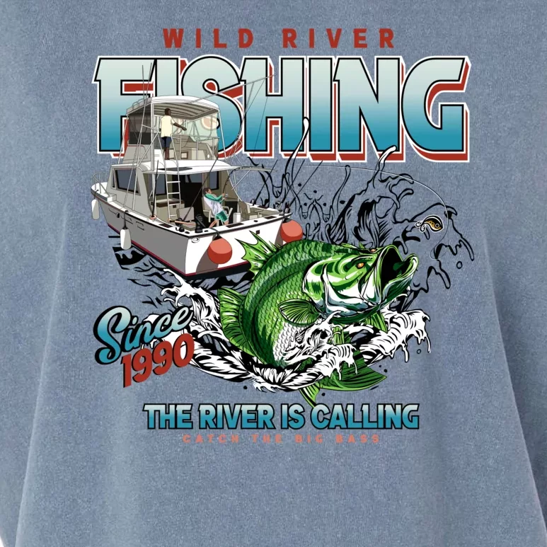 Wild River Fishing Bass Garment-Dyed Women's Muscle Tee