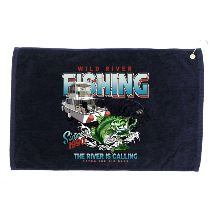 Wild River Fishing Bass Grommeted Golf Towel