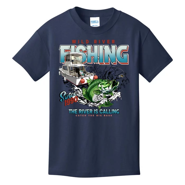 Wild River Fishing Bass Kids T-Shirt