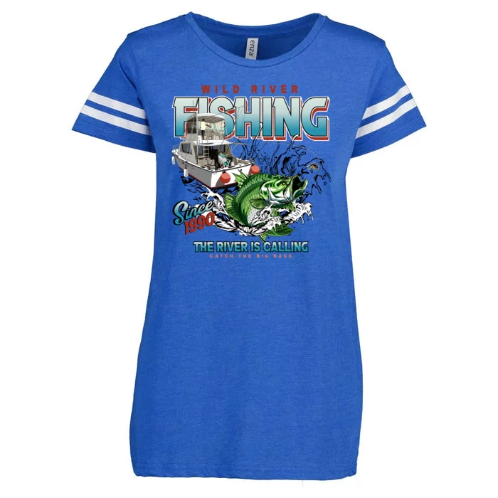 Wild River Fishing Bass Enza Ladies Jersey Football T-Shirt