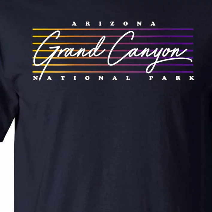 Retro Grand Canyon National Park Tall T-Shirt