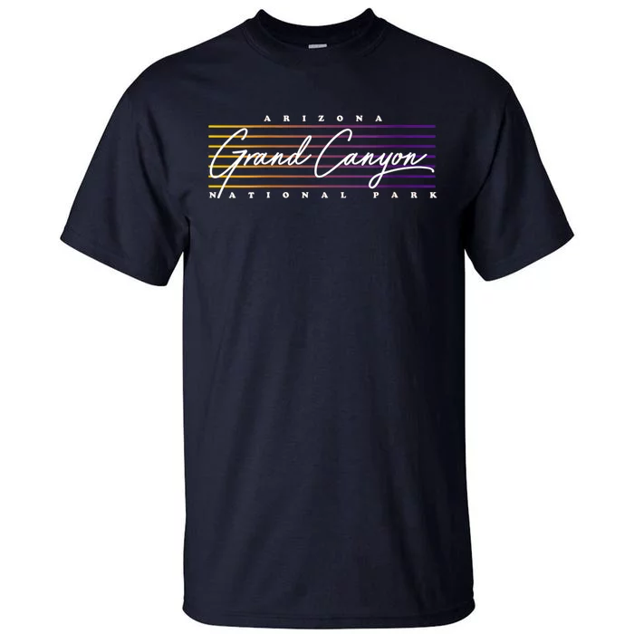 Retro Grand Canyon National Park Tall T-Shirt