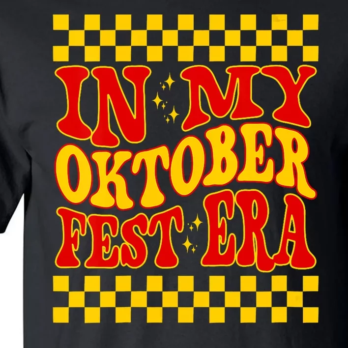 Women Retro Groovy In My Oktoberfest Era Tall T-Shirt