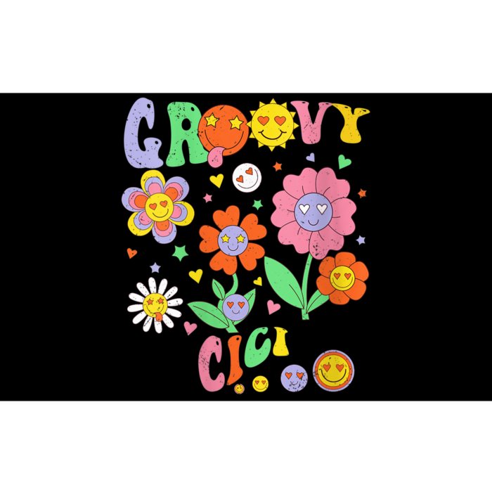 Wo Retro Groovy Cici Groovy Birthday Party Matching Family Bumper Sticker