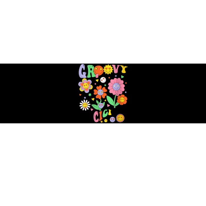 Wo Retro Groovy Cici Groovy Birthday Party Matching Family Bumper Sticker