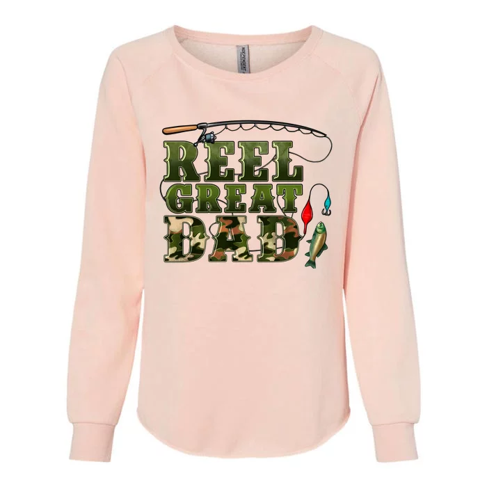 Western Reel Great Dad Fisher Womens California Wash Sweatshirt