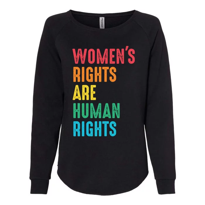 Wos Rights Hu Rights Feminist Gender Equality Gift Womens California Wash Sweatshirt