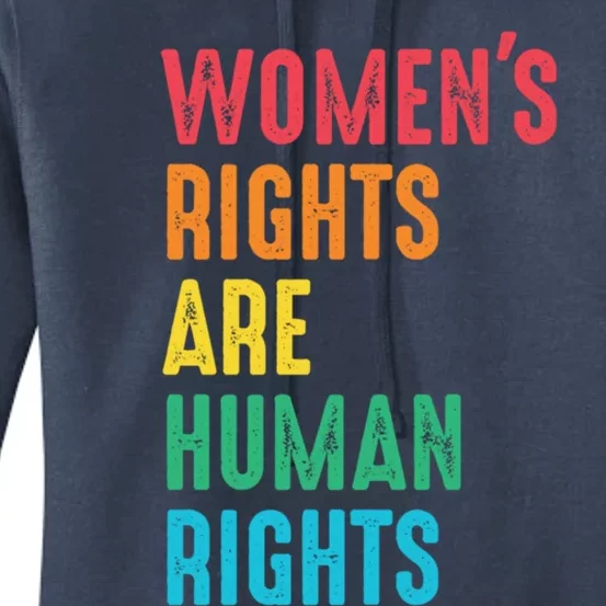 Wos Rights Hu Rights Feminist Gender Equality Gift Women's Pullover Hoodie