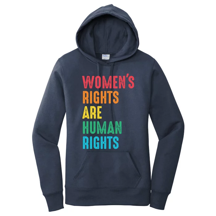 Wos Rights Hu Rights Feminist Gender Equality Gift Women's Pullover Hoodie