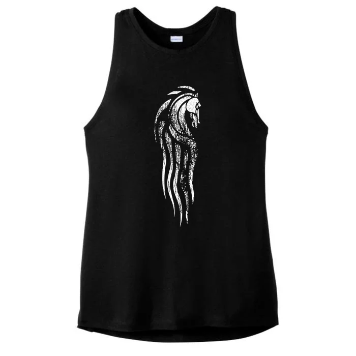 Worn Rohan Horse Ladies Tri-Blend Wicking Tank