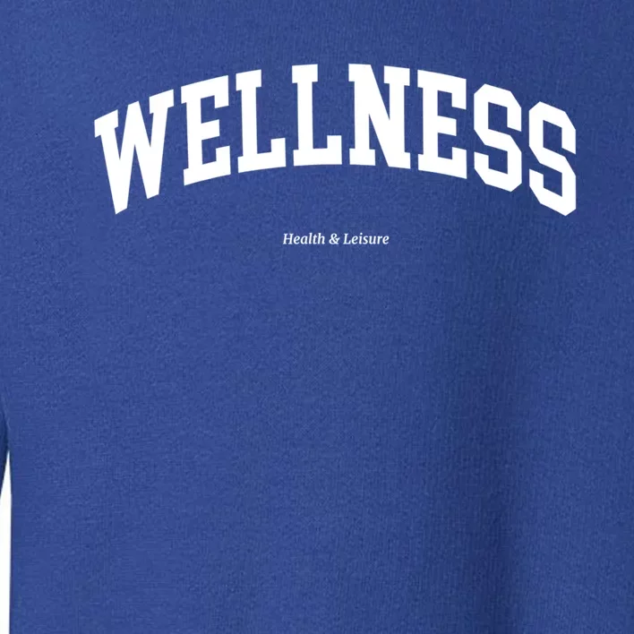 Wellness Retro Health Club Sporty 90s Athleisure Aesthetic Meaningful Gift Toddler Sweatshirt