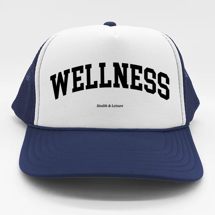 Wellness Retro Health Club Sporty 90s Athleisure Aesthetic Meaningful Gift Trucker Hat