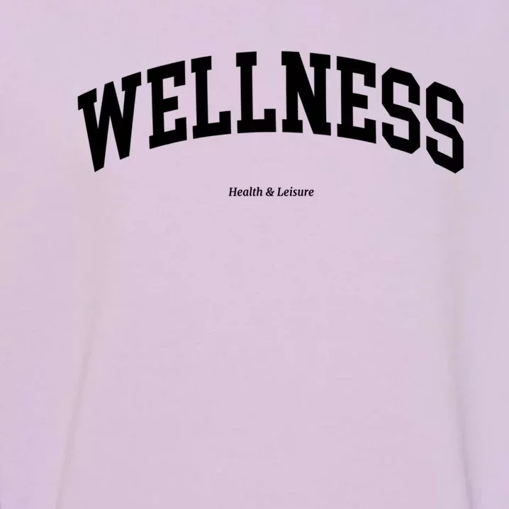 Wellness Retro Health Club Sporty 90s Athleisure Aesthetic Meaningful Gift Garment-Dyed Sweatshirt