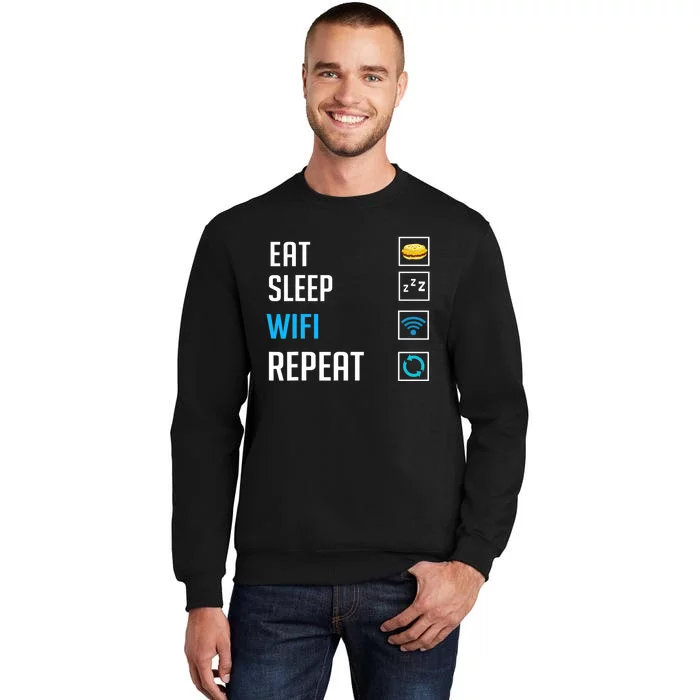 Wifi Router Internet Password Quotes Computer Wlan Tall Sweatshirt