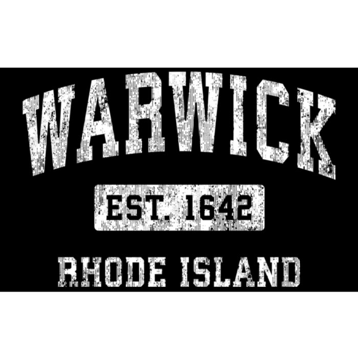 Warwick Rhode Island Ri Vintage Established Sports Bumper Sticker