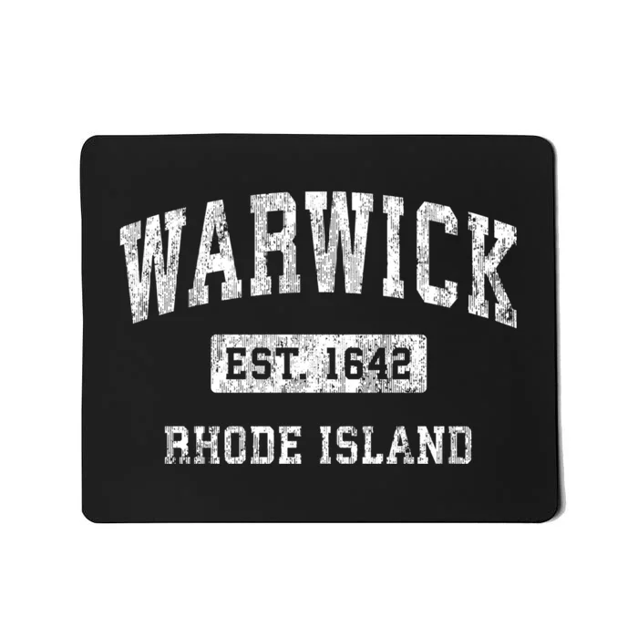 Warwick Rhode Island Ri Vintage Established Sports Mousepad