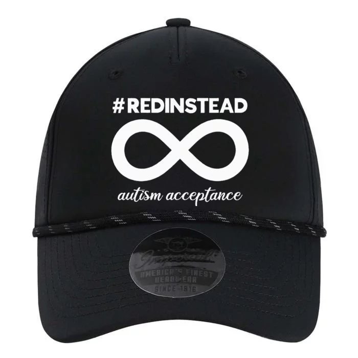 Wear Red Instead Acceptance Of Autism Autistic Performance The Dyno Cap