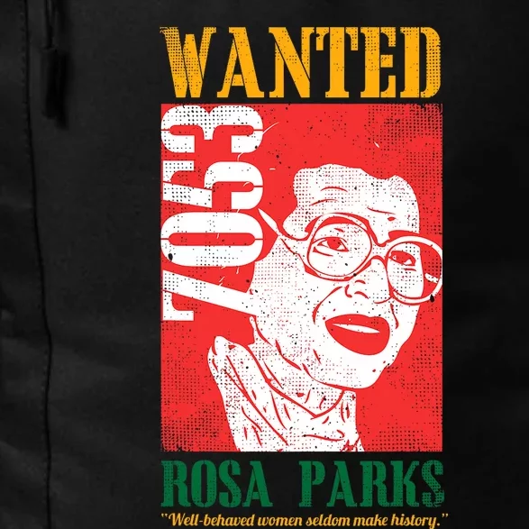 Wanted Rosa Inspirational Black History Month Gift Daily Commute Backpack