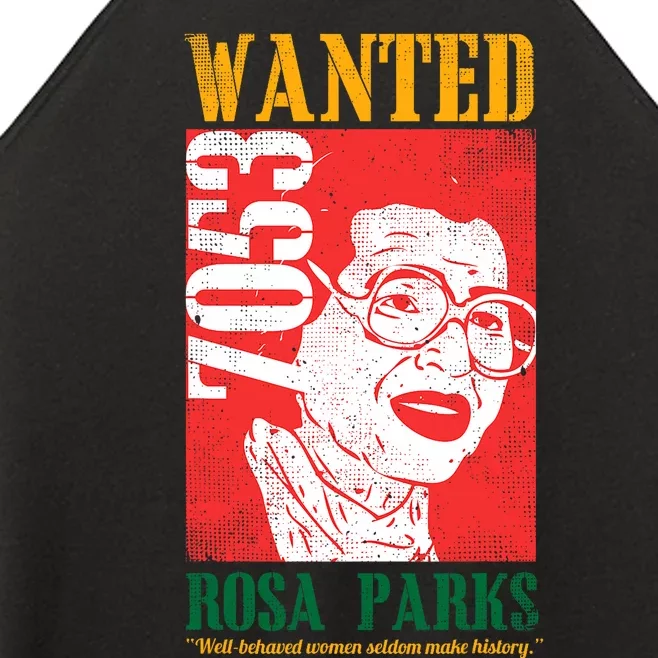 Wanted Rosa Inspirational Black History Month Gift Women’s Perfect Tri Rocker Tank