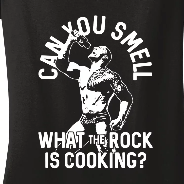 What Rock Is Cooking Funny Women's V-Neck T-Shirt