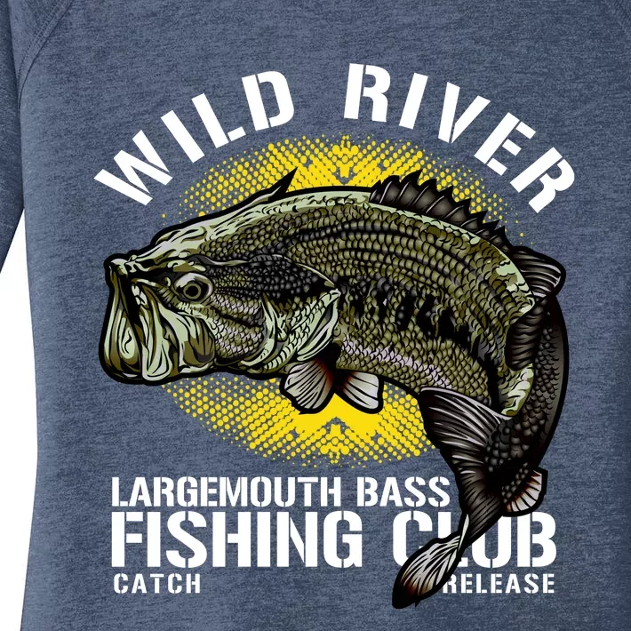 Wild River Largemouth Bass Fishing Club Women's Perfect Tri Tunic Long Sleeve Shirt