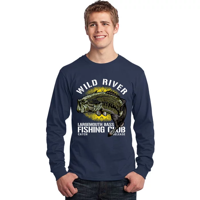 Wild River Largemouth Bass Fishing Club Tall Long Sleeve T-Shirt