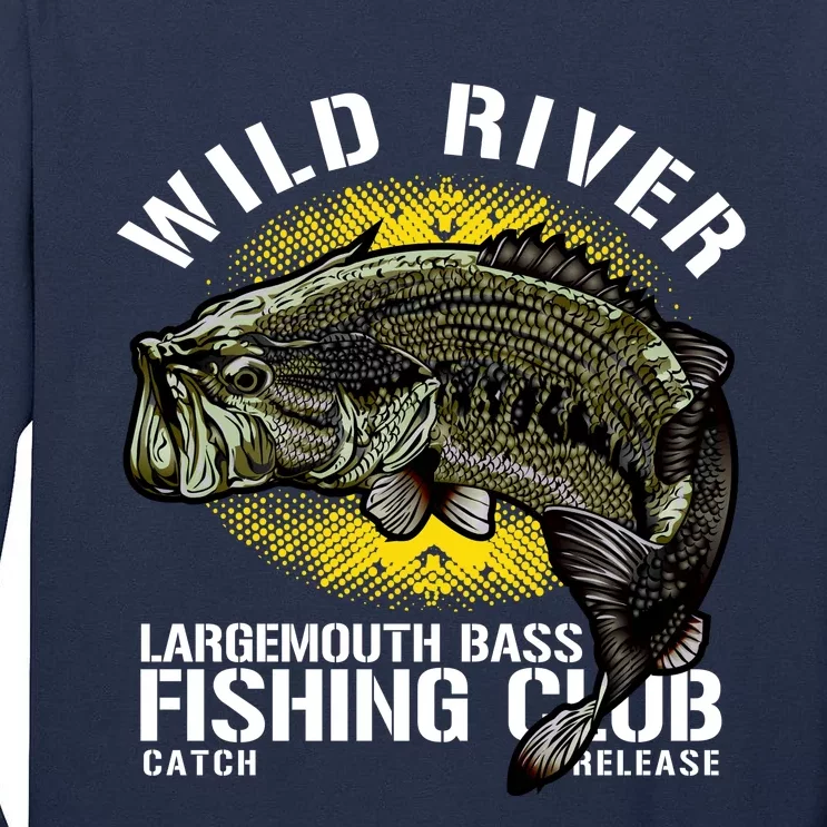 Wild River Largemouth Bass Fishing Club Tall Long Sleeve T-Shirt