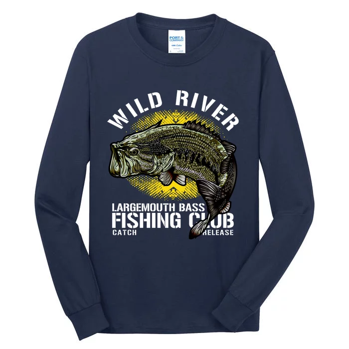 Wild River Largemouth Bass Fishing Club Tall Long Sleeve T-Shirt