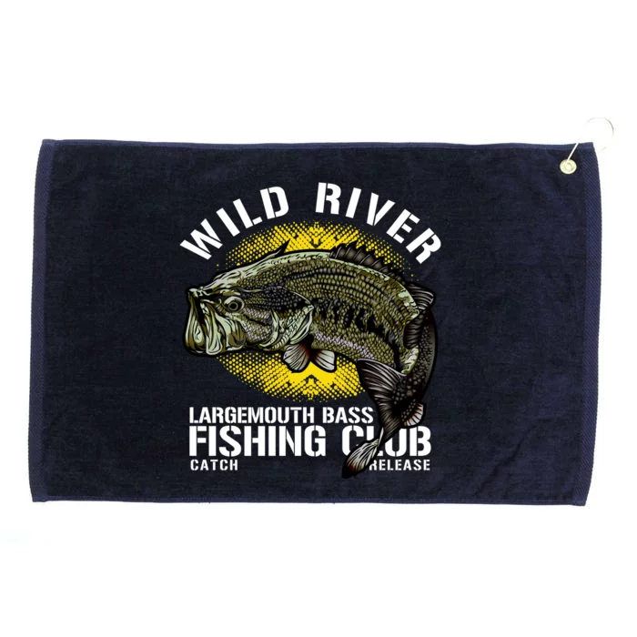 Wild River Largemouth Bass Fishing Club Grommeted Golf Towel