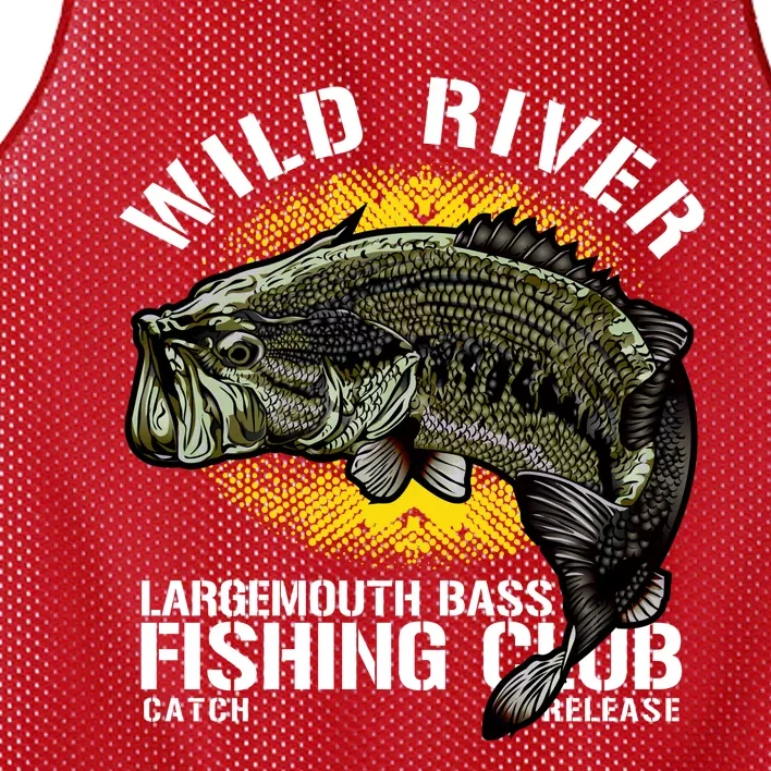 Wild River Largemouth Bass Fishing Club Mesh Reversible Basketball Jersey Tank