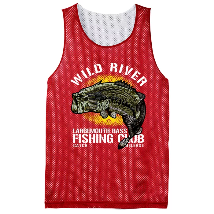 Wild River Largemouth Bass Fishing Club Mesh Reversible Basketball Jersey Tank