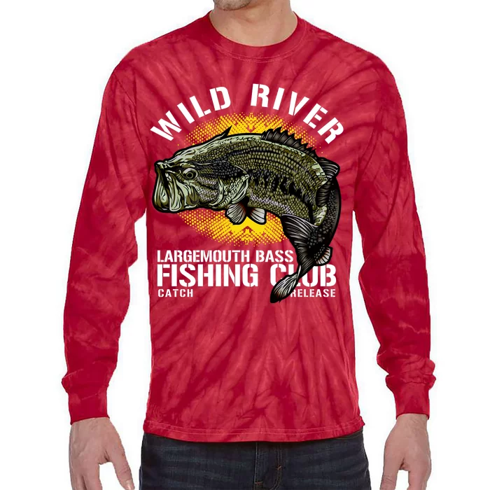 Wild River Largemouth Bass Fishing Club Tie-Dye Long Sleeve Shirt