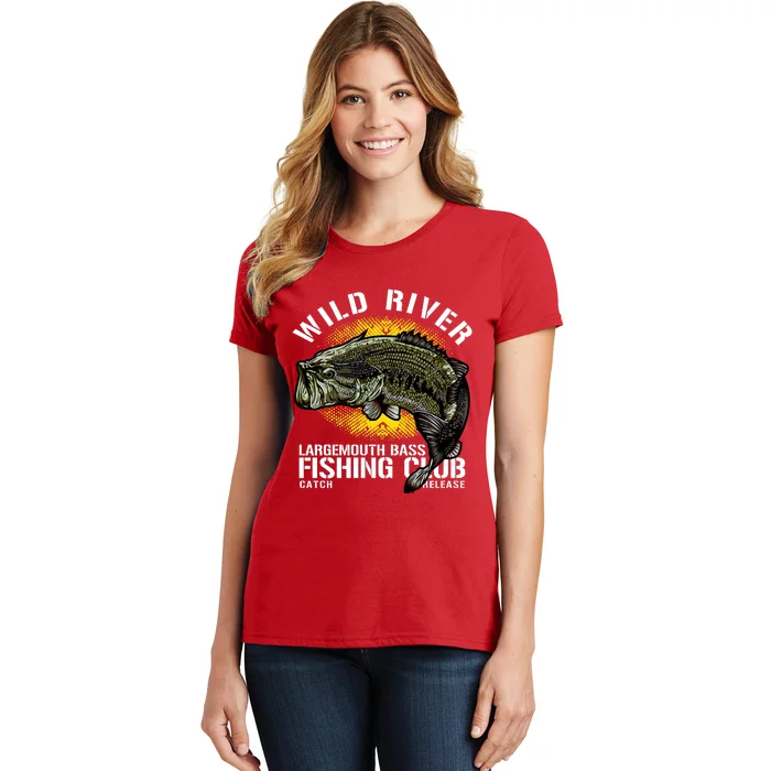 Wild River Largemouth Bass Fishing Club Women's T-Shirt