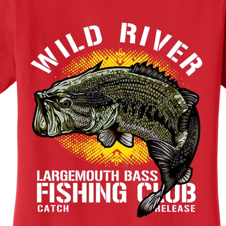 Wild River Largemouth Bass Fishing Club Women's T-Shirt