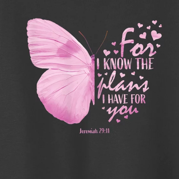 Womens Religious Mom Women Christian Bible Verse Butterfly Toddler T-Shirt