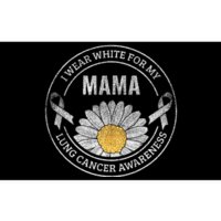 White Ribbon Mama Lung Cancer Awareness Gift Bumper Sticker