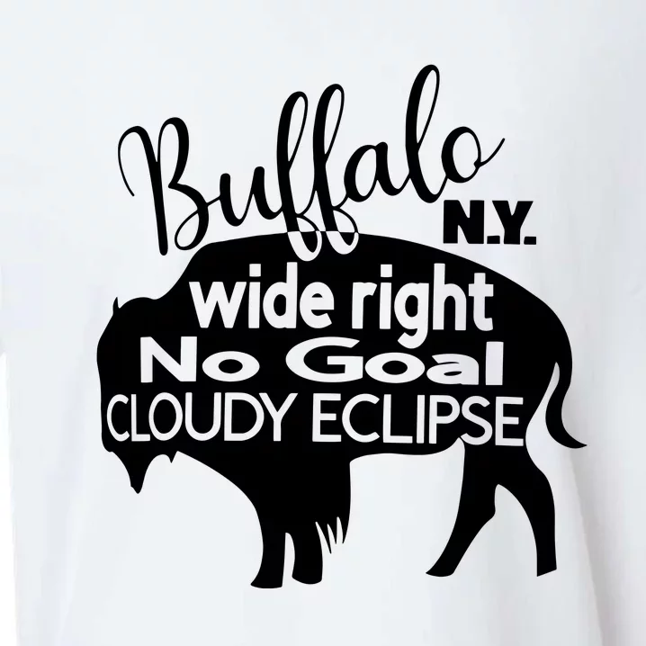 Wide Right No Goal Cloudy Eclipse Buffalo Sueded Cloud Jersey T-Shirt