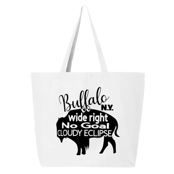 Wide Right No Goal Cloudy Eclipse Buffalo 25L Jumbo Tote