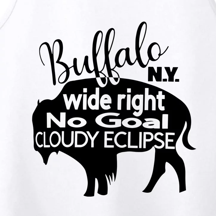 Wide Right No Goal Cloudy Eclipse Buffalo Performance Tank