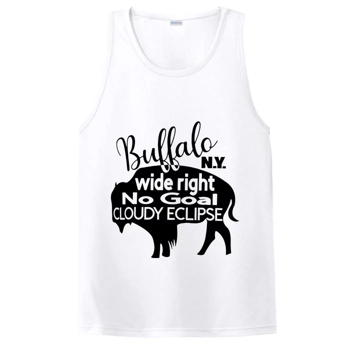 Wide Right No Goal Cloudy Eclipse Buffalo Performance Tank