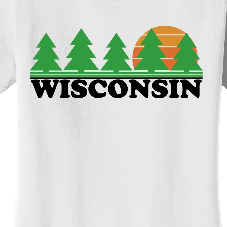 Wisconsin Retro Nature Women's T-Shirt