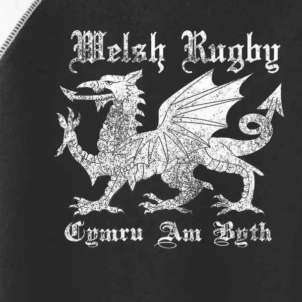 Welsh Rugby Or Gift Wales Rugby Football Top Toddler Fine Jersey T-Shirt