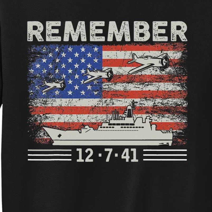 Wwii Remember Pearl Harbor Memorial Day December 7th 1941 Sweatshirt