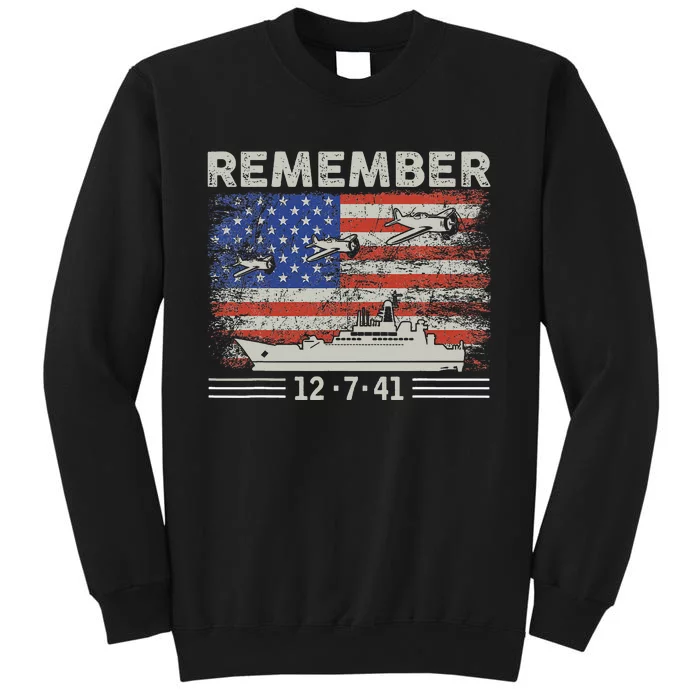 Wwii Remember Pearl Harbor Memorial Day December 7th 1941 Sweatshirt