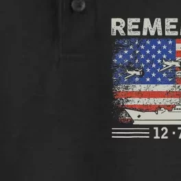 Wwii Remember Pearl Harbor Memorial Day December 7th 1941 Dry Zone Grid Performance Polo